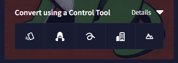 Control Tool picker.