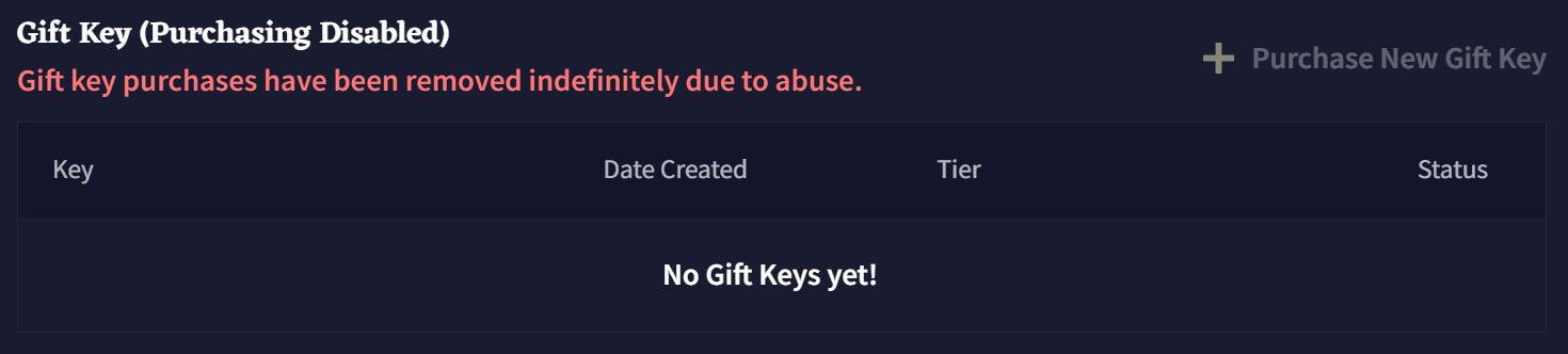 Gift Keys