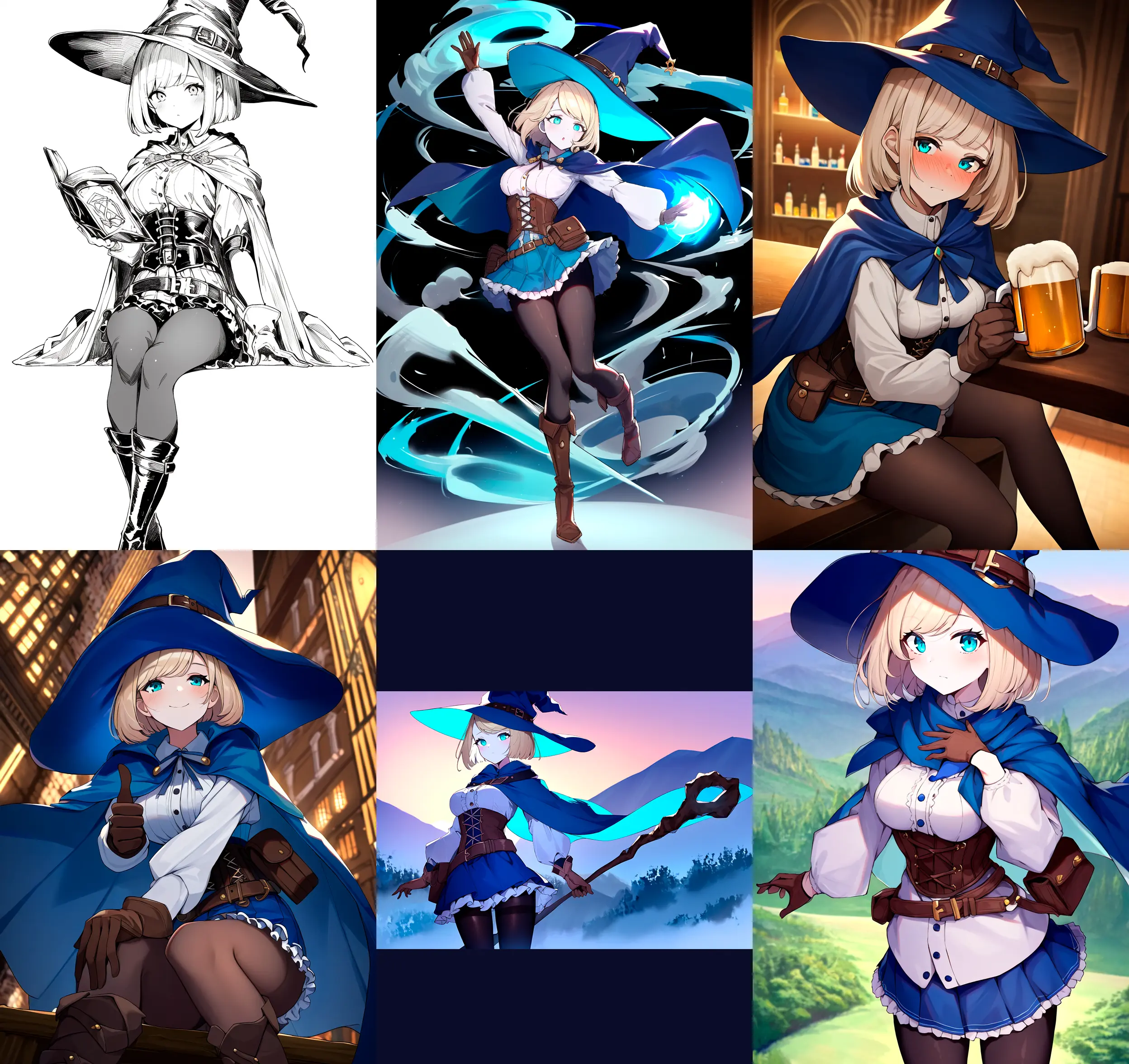 Character collage.