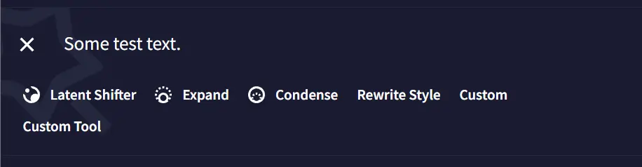 Toolbox Option Example 1
