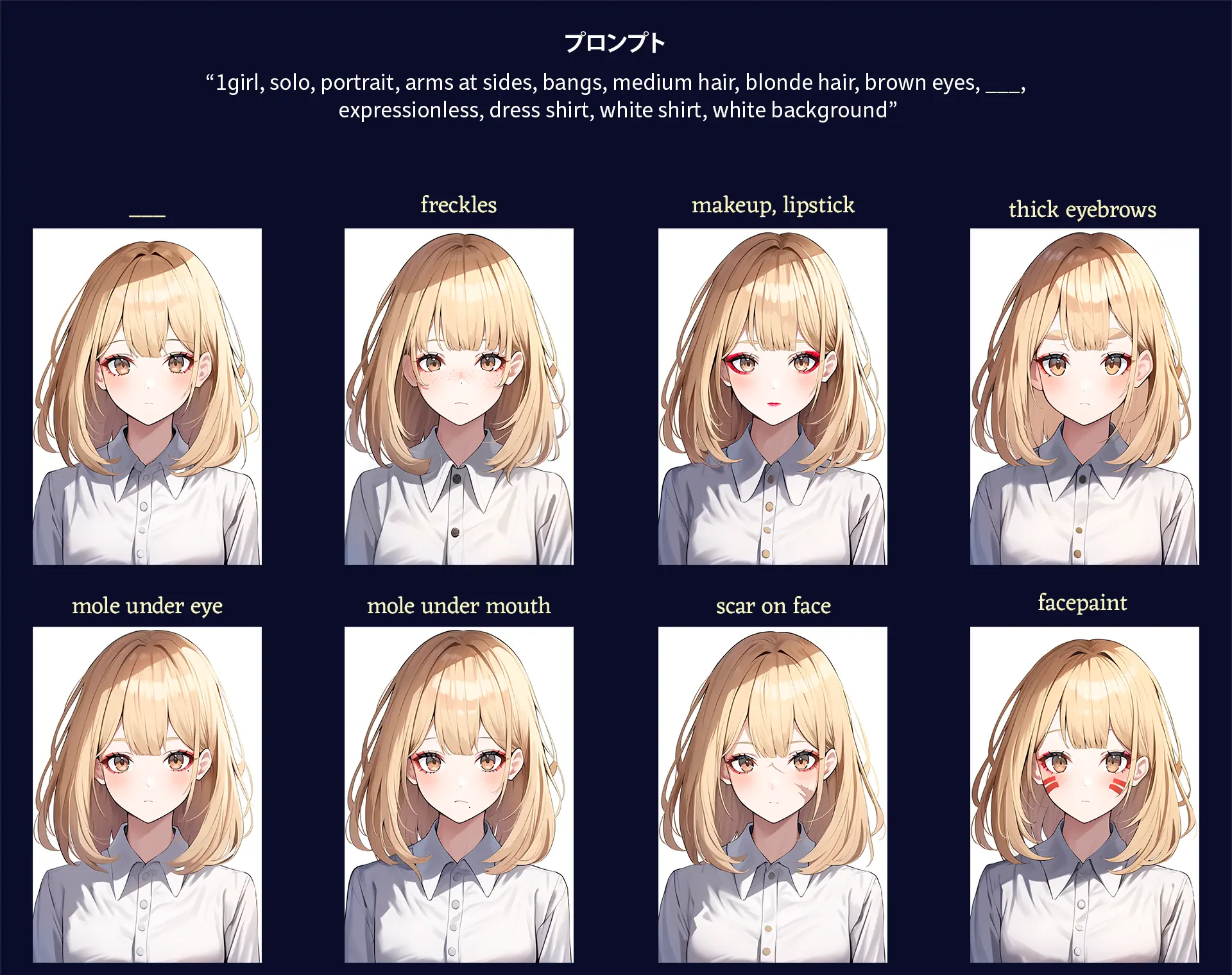 Other face tags.