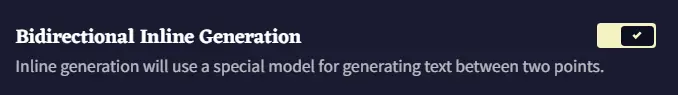 Bidirectional inline Screenshot