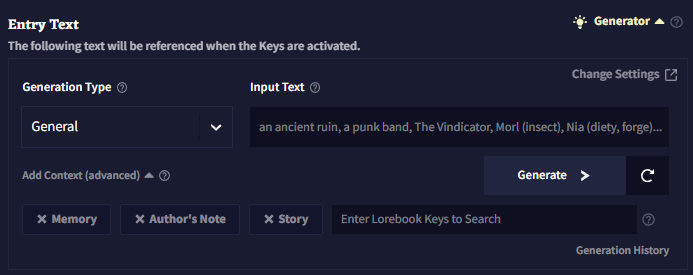 Lorebook Novelai Documentation