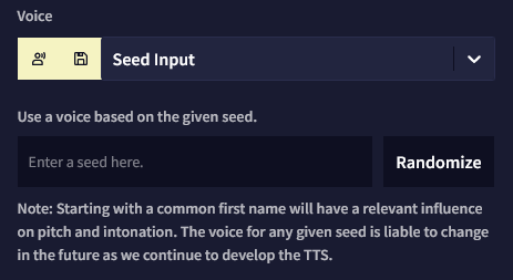 TTS v1 Seed